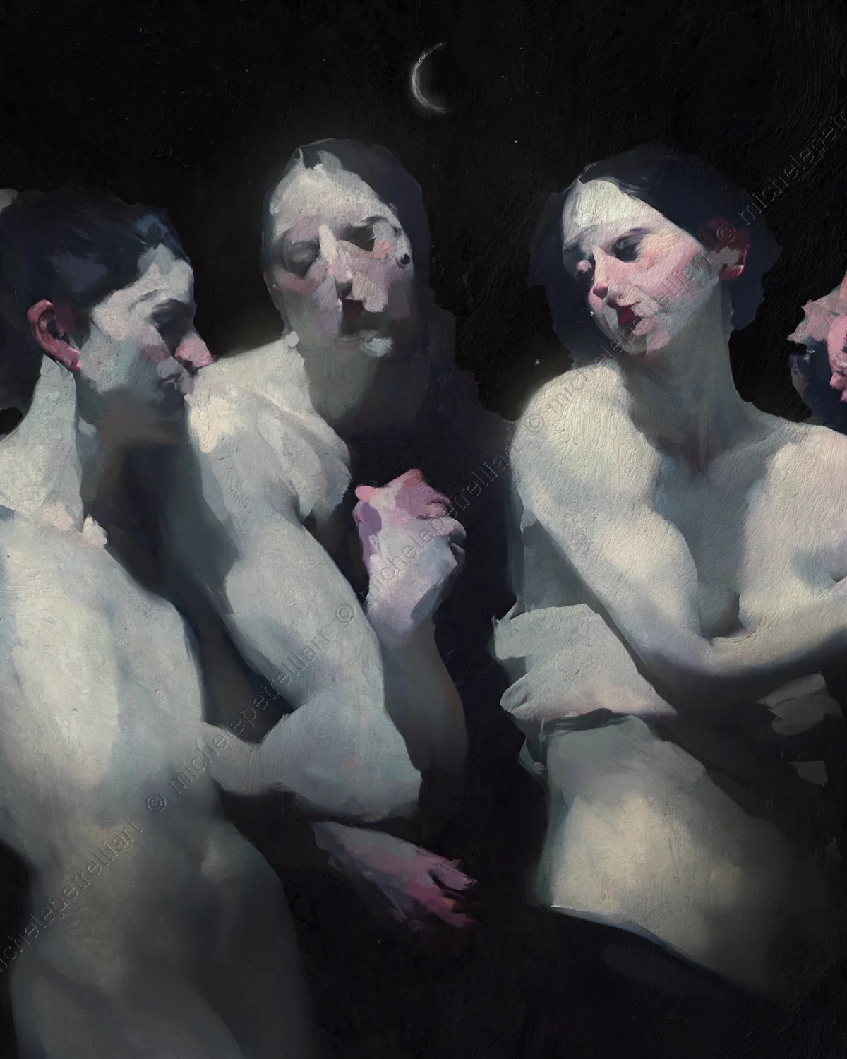 4159 Three Women in the Moon