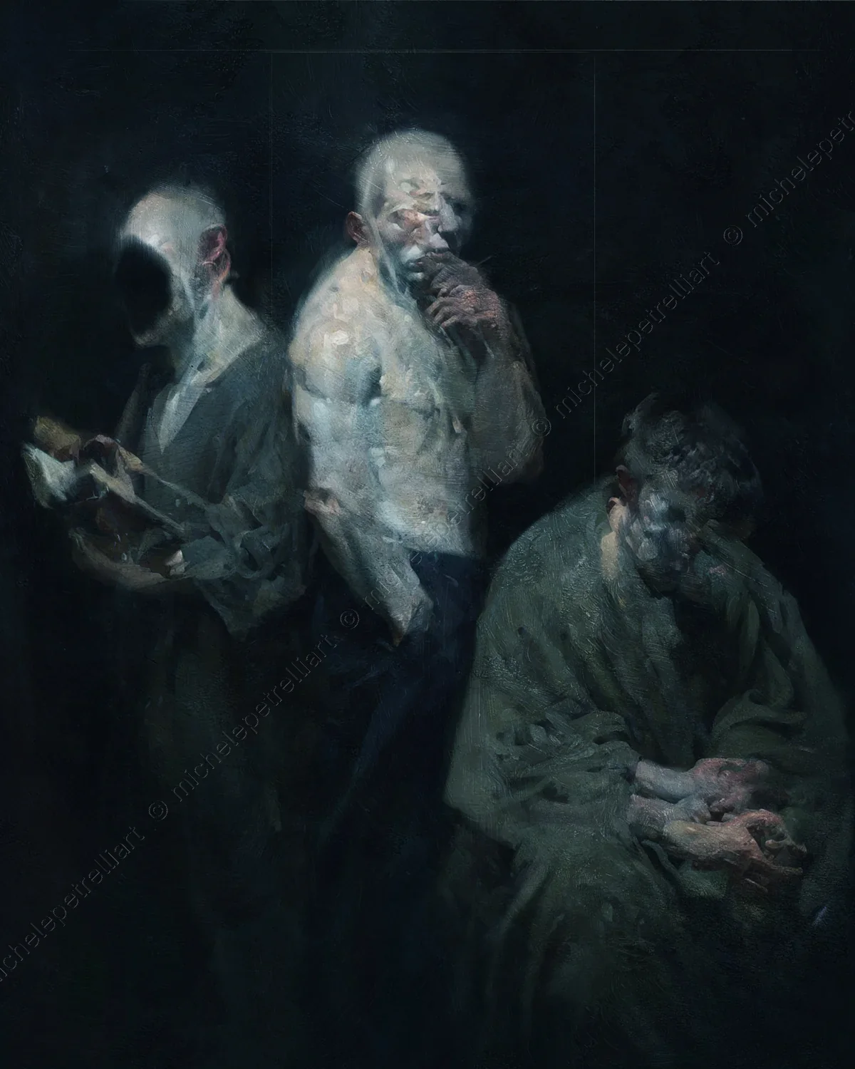 The ego tries to detach from the ego. It is an impossible loop. There is no one who becomes free, no one who observes liberation. There is only the di