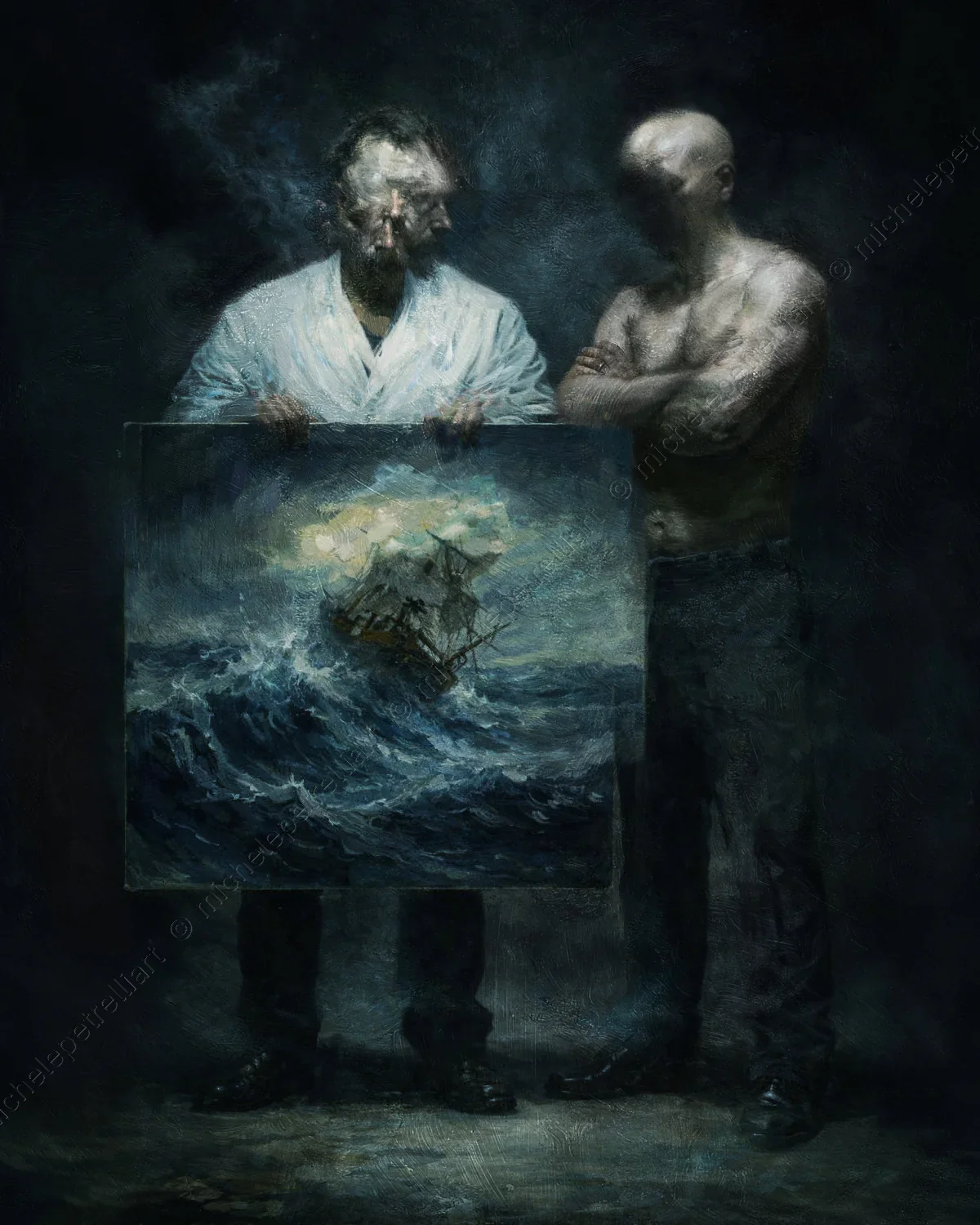 I endure the chaos. I don’t control it, I reveal it. This disorder, this suffering, this shipwreck are made of the same substance I am made of.