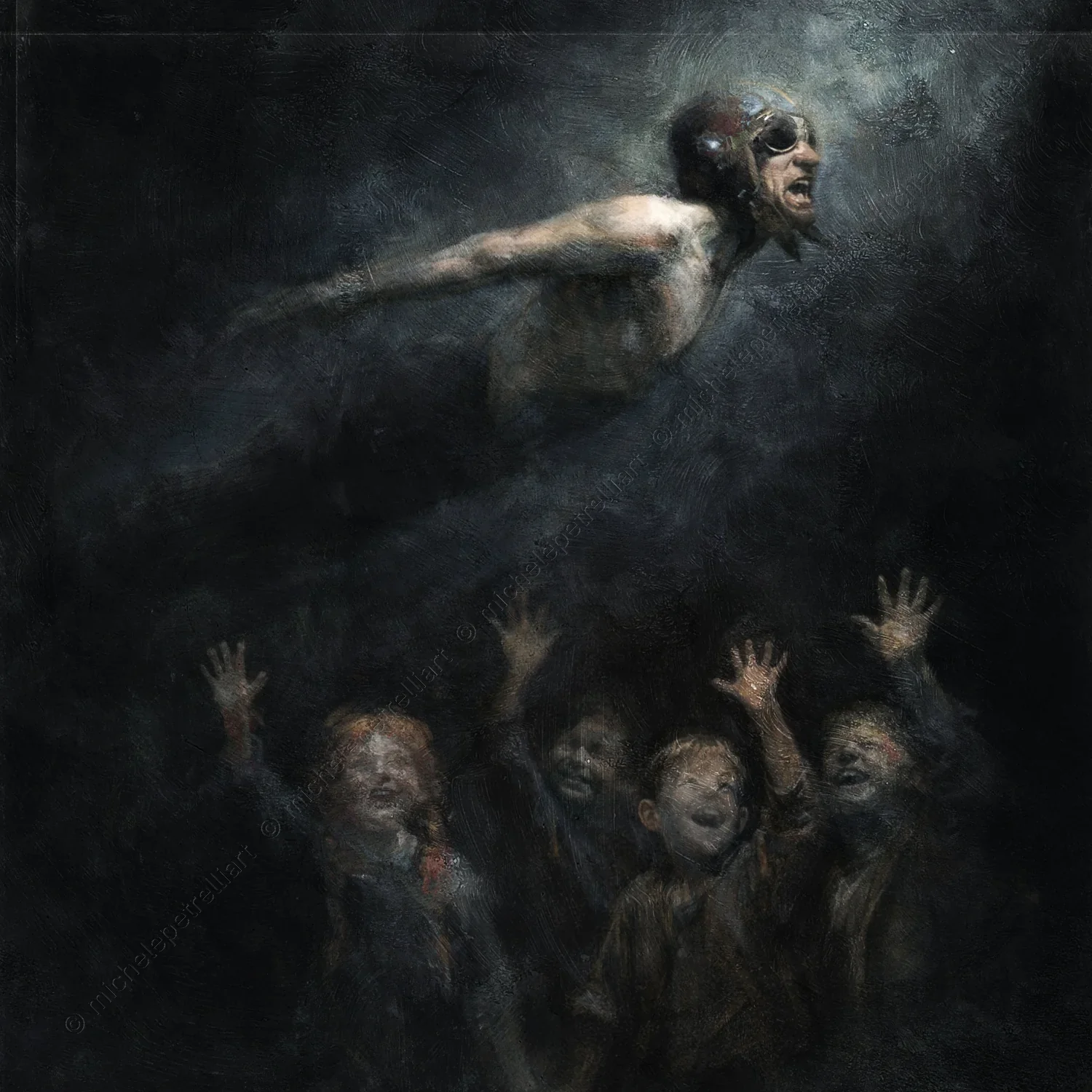 The body is a ballistic object. In this configuration of the Field, the human being sheds every pretense of agency to reveal itself as organic mass su