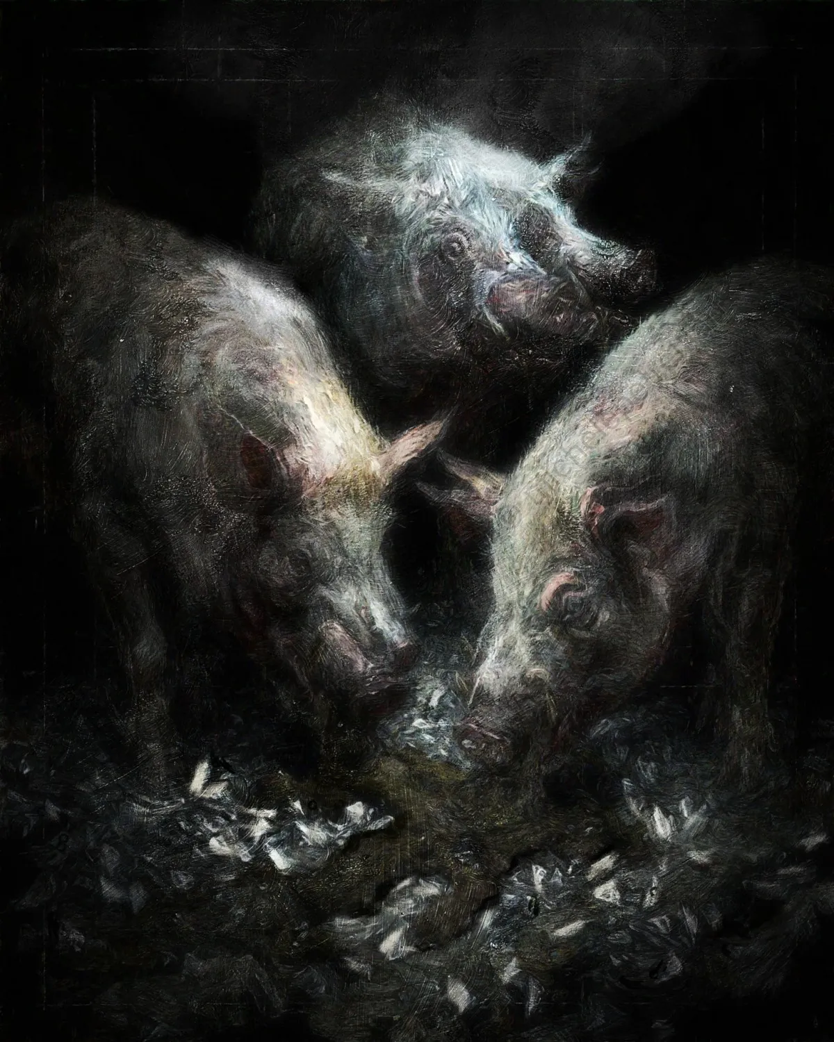 The three pigs are not free beings; they are the end products of an engineering of consent. Their propensity is not a defect, but a function. The syst